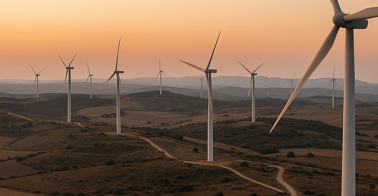 Gráfica de evolución de precios en el diario de la energia renovables durante un invierno incierto